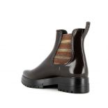 Womens low boots Méduse Jaline Brown Black