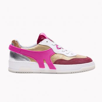 Women sneakers Méduse Sakura 208 Burgundy/Gold