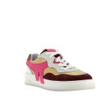 Women sneakers Méduse Sakura 208 Burgundy/Gold