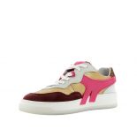 Women sneakers Méduse Sakura 208 Burgundy/Gold