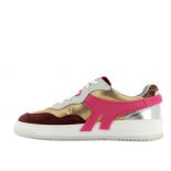 Women sneakers Méduse Sakura 208 Burgundy/Gold