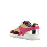 Women sneakers Méduse Sakura 208 Burgundy/Gold