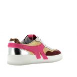 Women sneakers Méduse Sakura 208 Burgundy/Gold