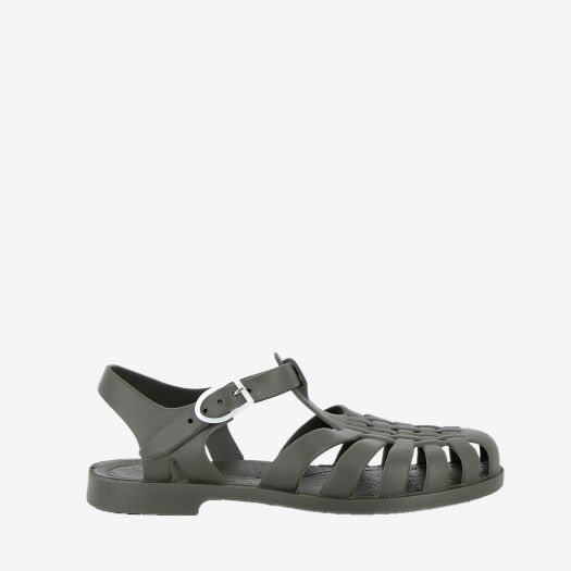 Mens sandals Méduse Sunmif Mat Dark Kakhi