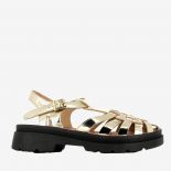 Women sandals Méduse Sunglass Golden Mirror